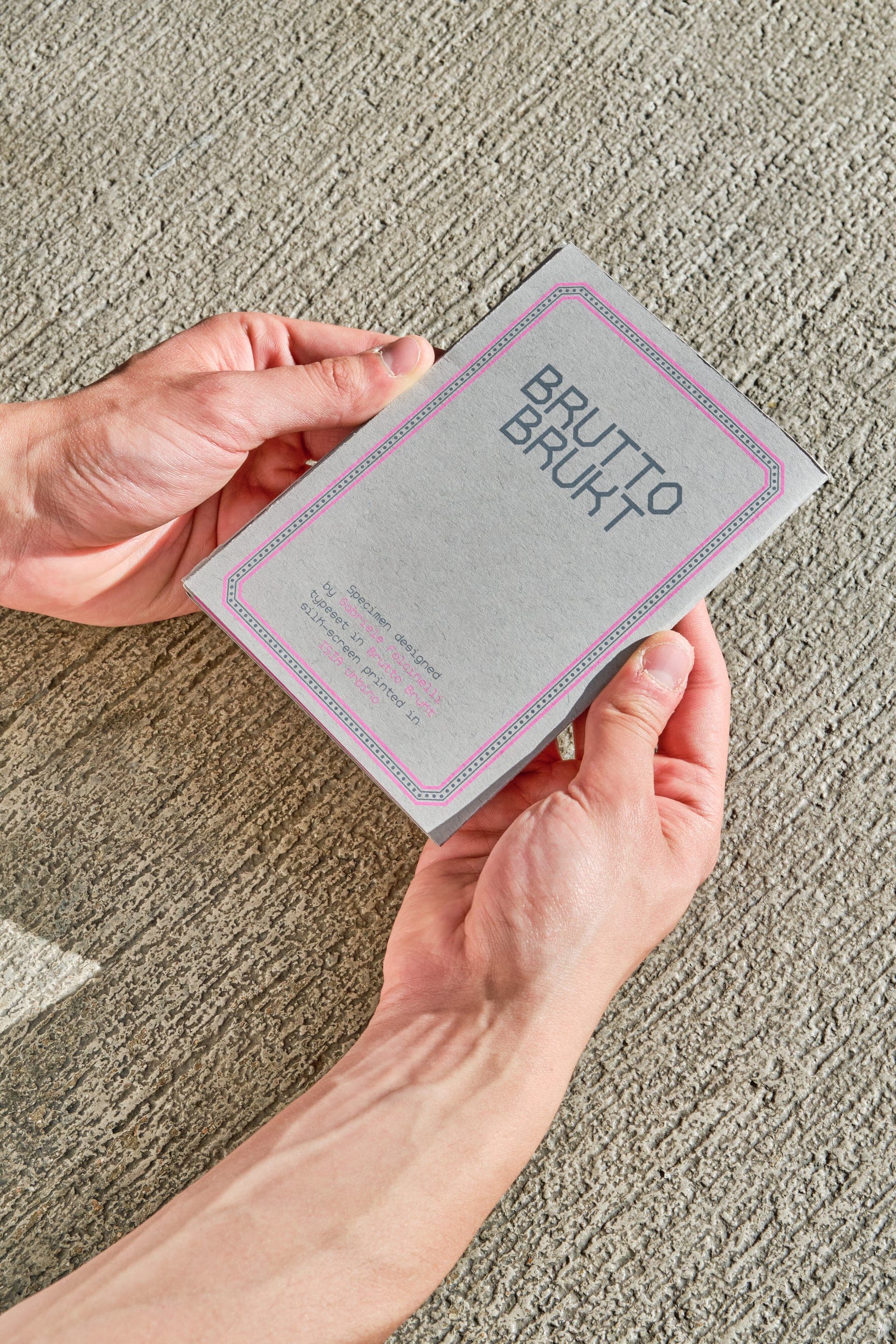 Brutto Brukt — Type specimen - 7