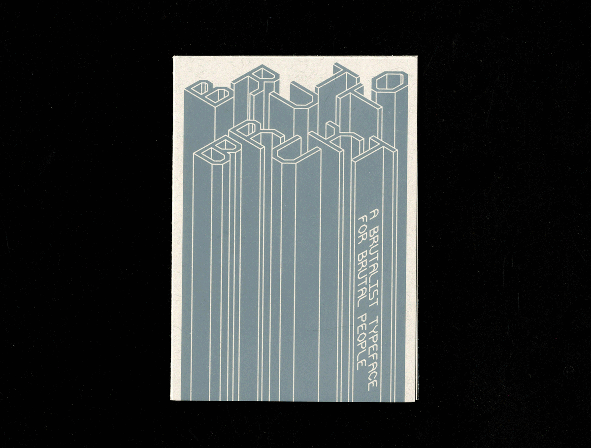 Brutto Brukt — Type specimen - Cover